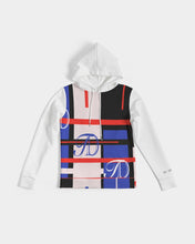 Load image into Gallery viewer, Blue and Red Abstract logo Hoodie Women&#39;s Hoodie