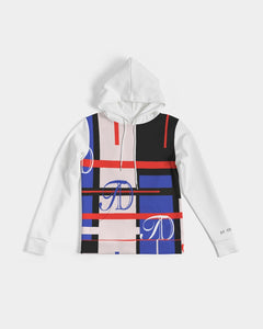 Blue and Red Abstract logo Hoodie Women's Hoodie