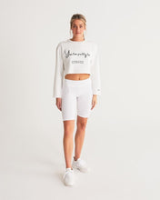 Load image into Gallery viewer, You too Pretty to Stress Women&#39;s Cropped Sweatshirt