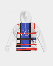 Load image into Gallery viewer, Blue and Red Abstract logo Hoodie Women&#39;s Hoodie