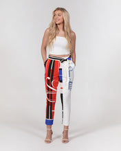 Load image into Gallery viewer, Queen Shhhh! Logo Pants Women&#39;s Belted Tapered Pants