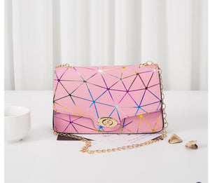 Geometric Pattern Crossbody Bag