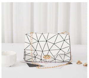 Geometric Pattern Crossbody Bag