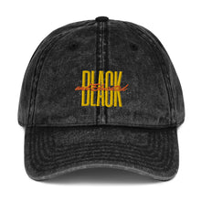Load image into Gallery viewer, Black and Educated Vintage Cotton Twill Cap